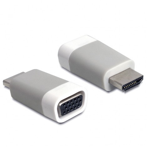 Delock Adaptador VGA fêmea / HDMI macho