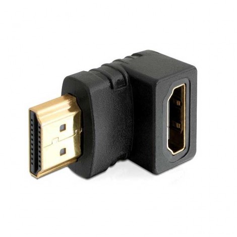Delock Adaptador HDMI fêmea / HDMI macho - 90º baixo