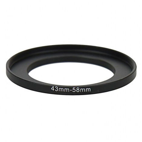 Adaptador de Filtro Step-Up 43mm-58mm