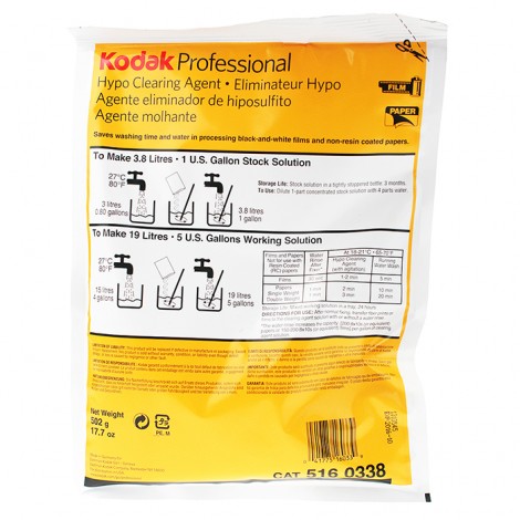 Kodak Eliminador de Hiposulfito para 19L