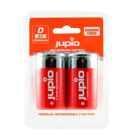 Jupio Pack 2 Baterias Recarregável D 10000mAh Maximum Power