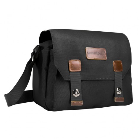 Mantona Bolsa Milano Piccolo - Preta