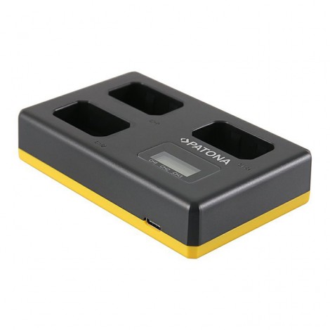 Patona Carregador Triplo USB para Baterias Sony NP-FW50