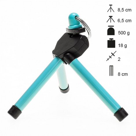 Dörr KiPod Mini-tripé Porta-chaves - Turquesa