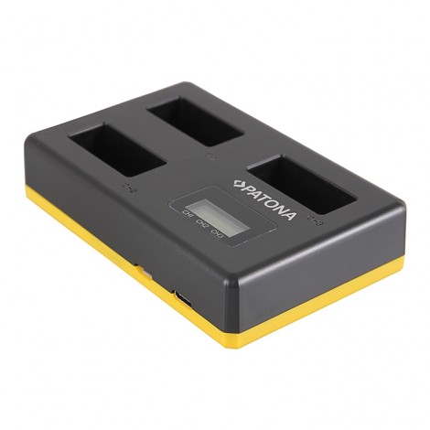 Patona Carregador Triplo USB para Baterias Canon LP-E17