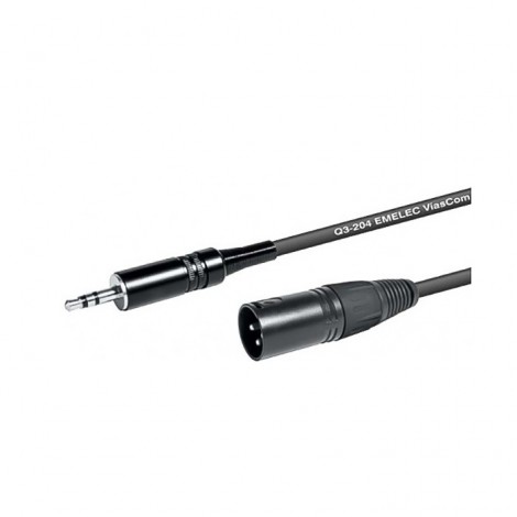Emelec Cabo XLR macho - Jack 3.5mm macho - 50cm