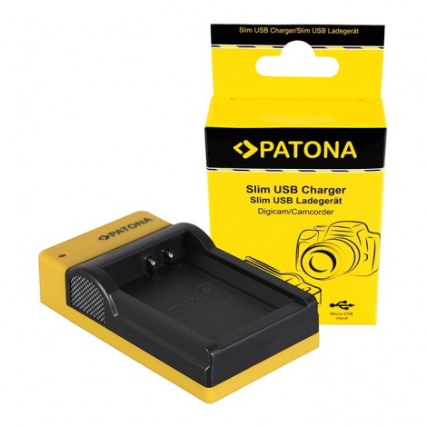 Patona Carregador Slim USB para Baterias Canon LP-E10
