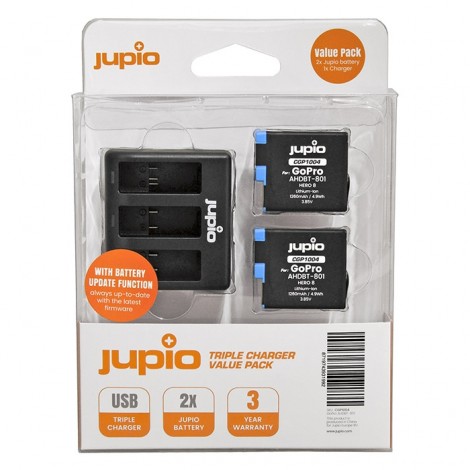 Jupio Pack Energia para GoPro Hero 8 (1260mAh)
