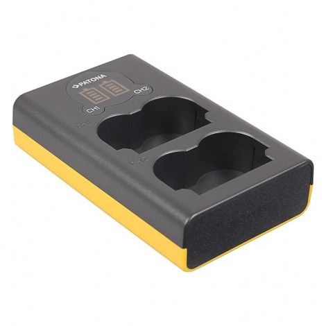 Patona Carregador Duplo para 2 Baterias Fuji NP-W235