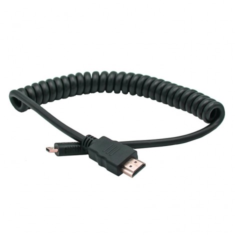 Caruba Cabo HDMI / MiniHDMI em Espiral - 40cm até 116cm