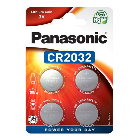 Panasonic Pilha CR2032 - Pack de 4
