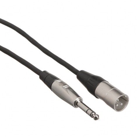 Hosa Pro Series Cabo XLR Macho - Jack 6.3mm TRS - 1.5m