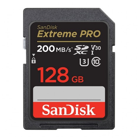 Sandisk SDXC Extreme Pro V30 200MB/s - 128GB