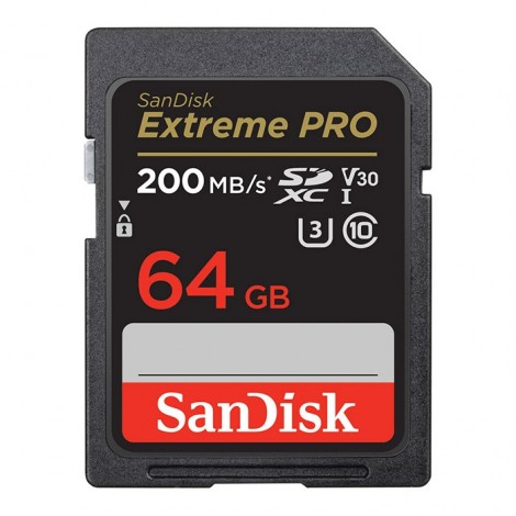 Sandisk SDXC Extreme Pro V30 200MB/s - 64GB