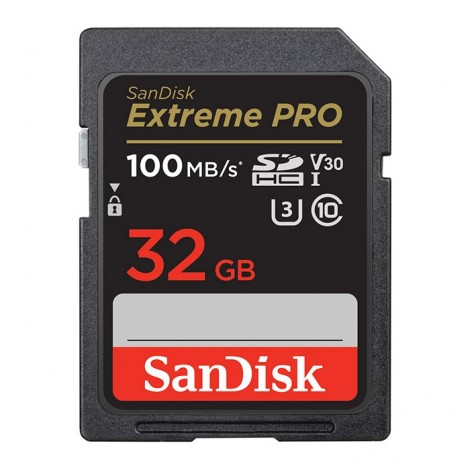 Sandisk SDHC Extreme Pro 100MB/s - 32GB