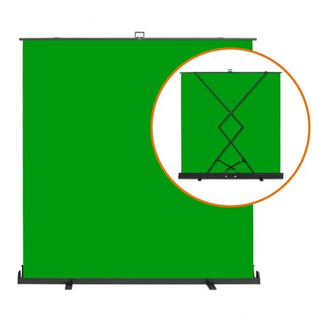 Walimex Pro Fundo Roll-Up 210x220cm - Verde Chromakey