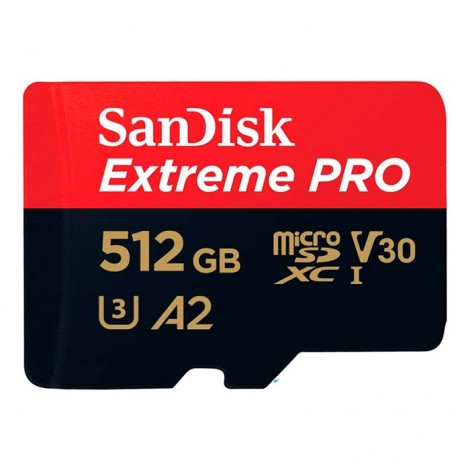 Sandisk Micro SDXC Extreme Pro 200MB/s - 512GB