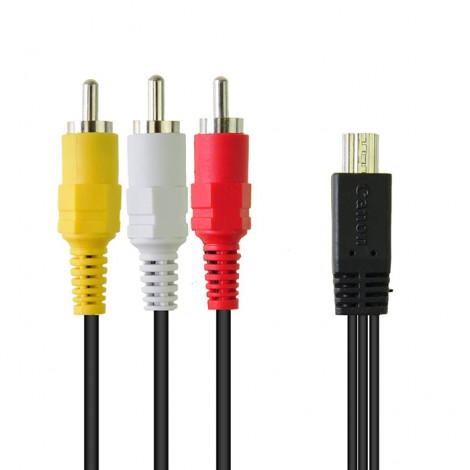 Cabo AV para Canon similar ao AVC-DC400ST