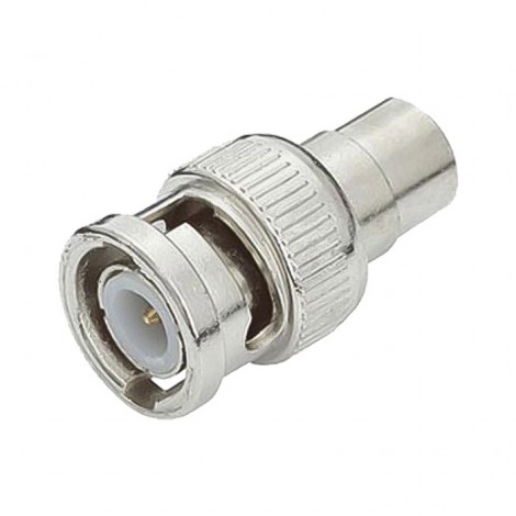 Adaptador Ficha BNC macho / RCA fêmea