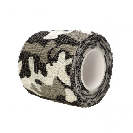 B.I.G Fita de Camuflagem Autoadesiva - Cinzento/Preto
