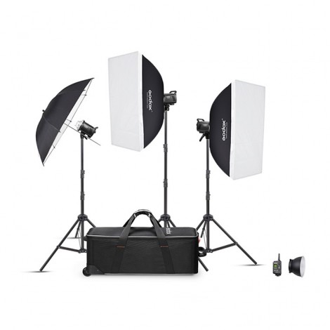 Godox Flash Kit Estúdio 3x MS200-V