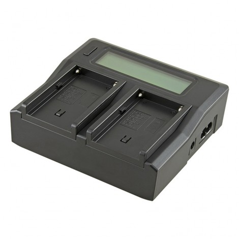 Jupio Carregador Duplo LCD para 2 baterias NP-F