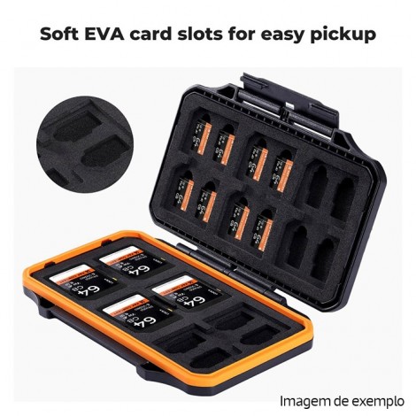 K&F Estojo Cartões 12x SD / 24x Micro-SD