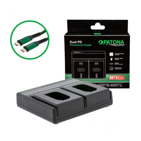 Patona Carregador Dual PD Premium para DMW-BLK22