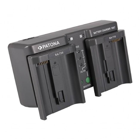 Patona Carregador Duplo para Baterias EN-EL18 / EN-EL4 / LP-E4