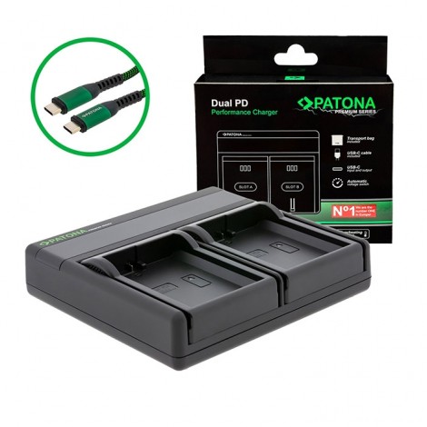 Patona Carregador Dual PD Premium para EN-EL14