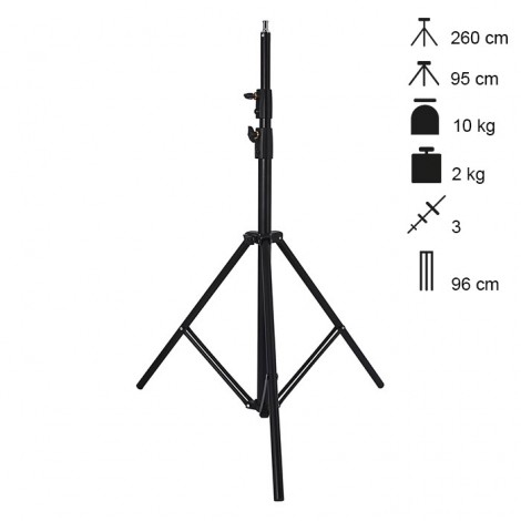 Patona Tripé Estúdio Premium Tripod 260 - 260cm