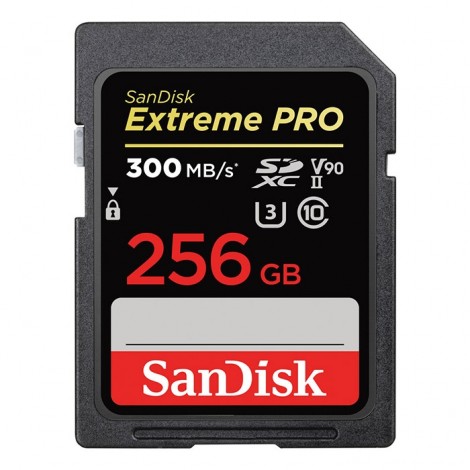 Sandisk SDXC Extreme Pro V90 300MB/s - 256GB