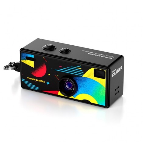 Swiss+Go Câmara Digital Porta-chaves 1984 - Preta