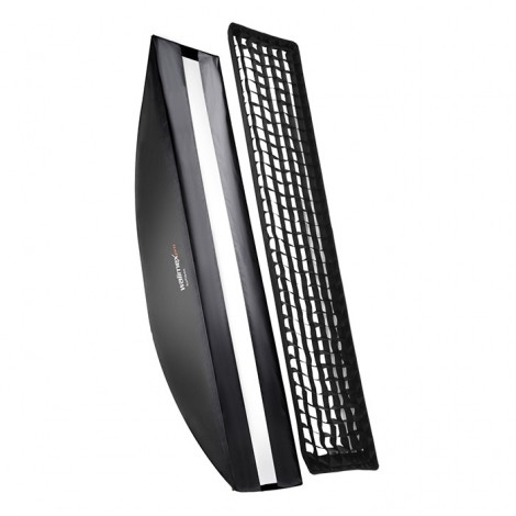 Walimex Pro Softbox Plus Orange Line Striplight 25x150cm