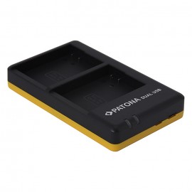 Patona Carregador Duplo USB para 2 Baterias Sony NP-F e NP-FM