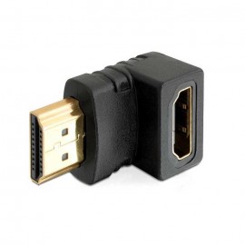 Delock Adaptador HDMI fêmea / HDMI macho - 90º baixo