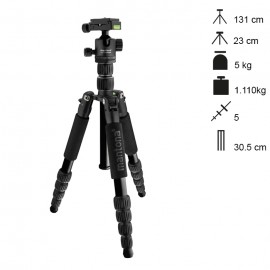  Mantona Tripé Light Traveller - Preto
