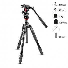 Manfrotto Tripé Vídeo Befree Live Twist Lock