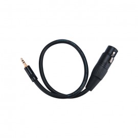 JJC Cabo Adaptador XLR Fêmea / Jack Stereo 3.5mm Macho