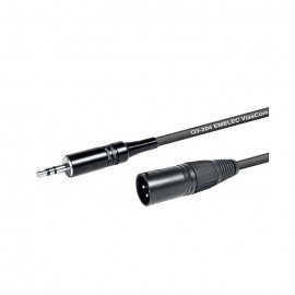 Emelec Cabo XLR macho - Jack 3.5mm macho - 50cm