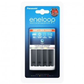 Panasonic Eneloop BQ-CC55 - Carregador Rápido Baterias AA / AAA