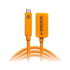 Tether Tools TetherBoost Pro USB-C - Cabo Extensão 5m - Laranja