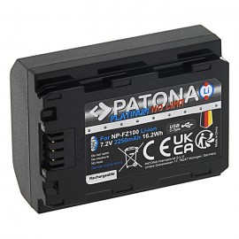 Patona Platinum Bateria NP-FZ100 com USB-C (2250mAh)