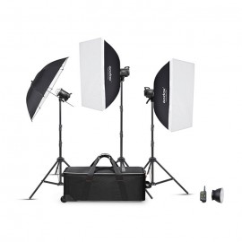 Godox Flash Kit Estúdio 3x MS300-V