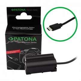 Patona Premium Acoplador Dummy EN-EL15 com USB-C