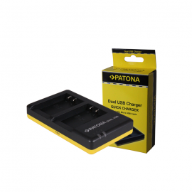 Patona Carregador Duplo USB para 2 Baterias Canon LP-E17