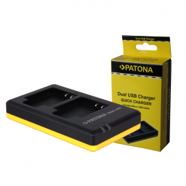 Patona Carregador Duplo USB para 2 Baterias Sony NP-BX1