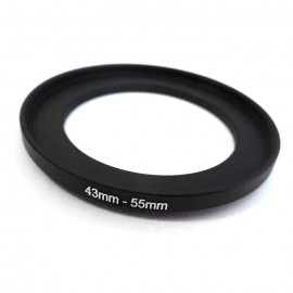 Adaptador de Filtro Step-Up 43mm-55mm