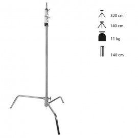 Walimex Pro Tripé Estúdio C-Stand com Pé Ajustável - 320cm