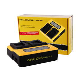 Patona Carregador Duplo LCD para 2 Baterias Sony BP-U